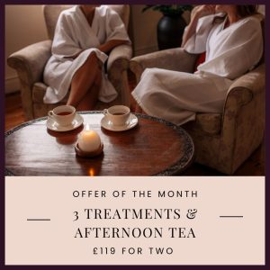 Three Treatments & Afternoon Tea for Two