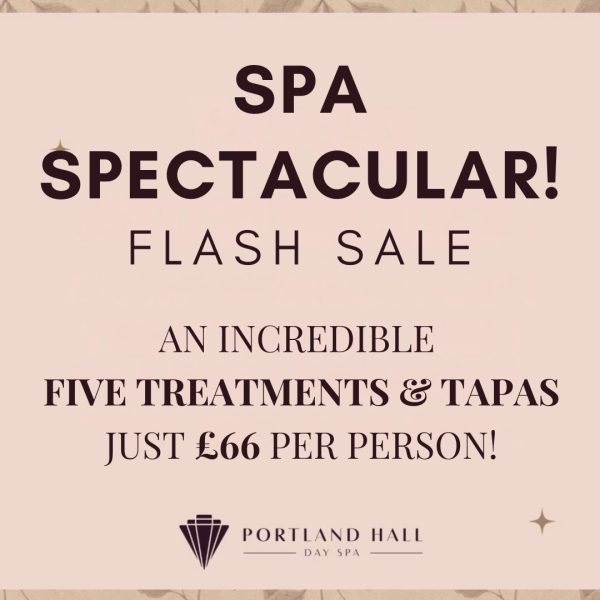 6/6 FLASH SALE! 5 TREATMENTS & TAPAS £66